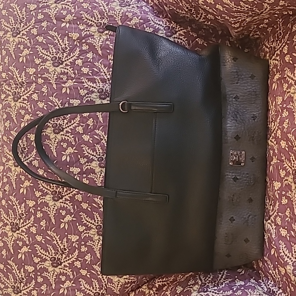 MCM  two toned tote